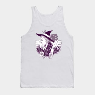 Monstera Witch Tank Top
